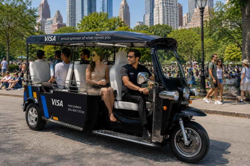 Memorable rides around your campus property with tuk tuk etuk usa