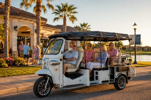 etuk Limo illustrating campus shuttles and transportation