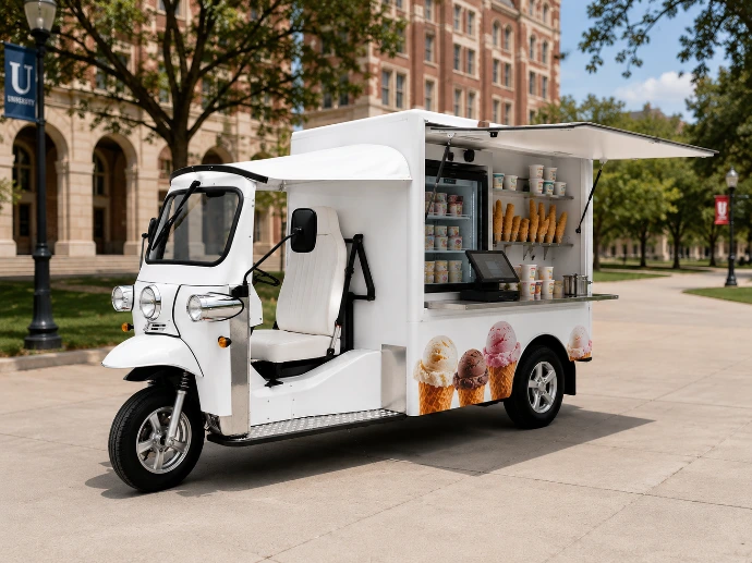 eTuk Vendo Ice Cream Business Campus 